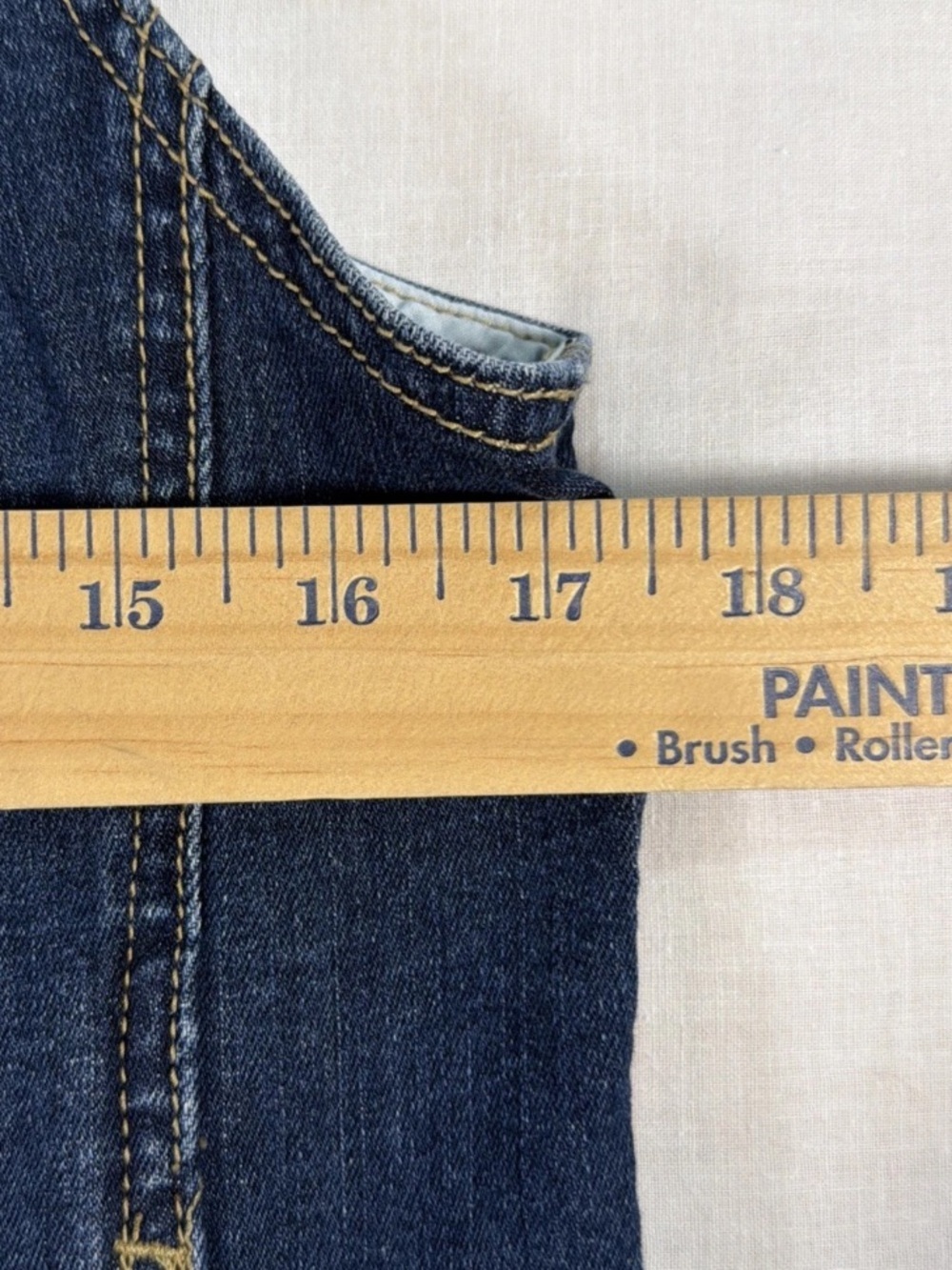 Maurices Blue Distressed Denim Vest Size M Medium Button Down Front Sleeveless - Picture 9 of 12